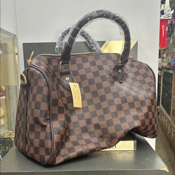 Checkered bag